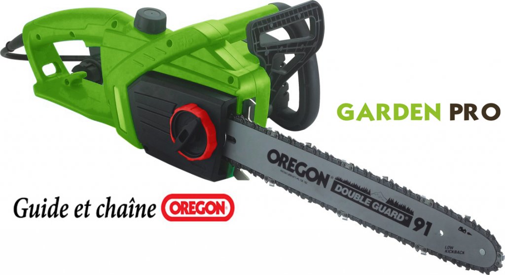 Tronçonneuse électrique CUT 450 Garden PRO, bio broyeur - Matériel  jardinage, guide chaîne Oregon