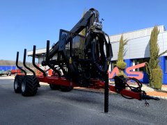 Remorque grue forestière de débardage BP135 HH 745