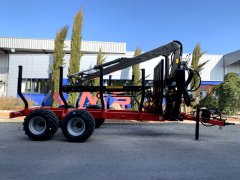 Remorque grue forestière de débardage BP135 HH 745