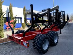 Remorque grue forestière de débardage BP135 HH 745