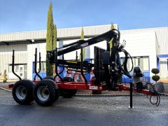 Remorque grue forestière de débardage BP160 HH 855